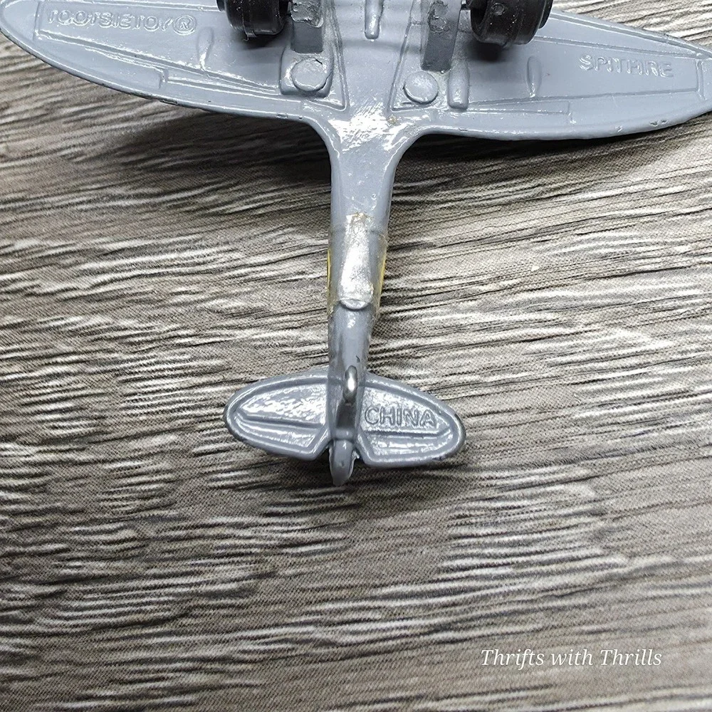 Vintage‎ Mini Diecast Planes By Tooties Toy - SPITFIRE & ZERO War Planes